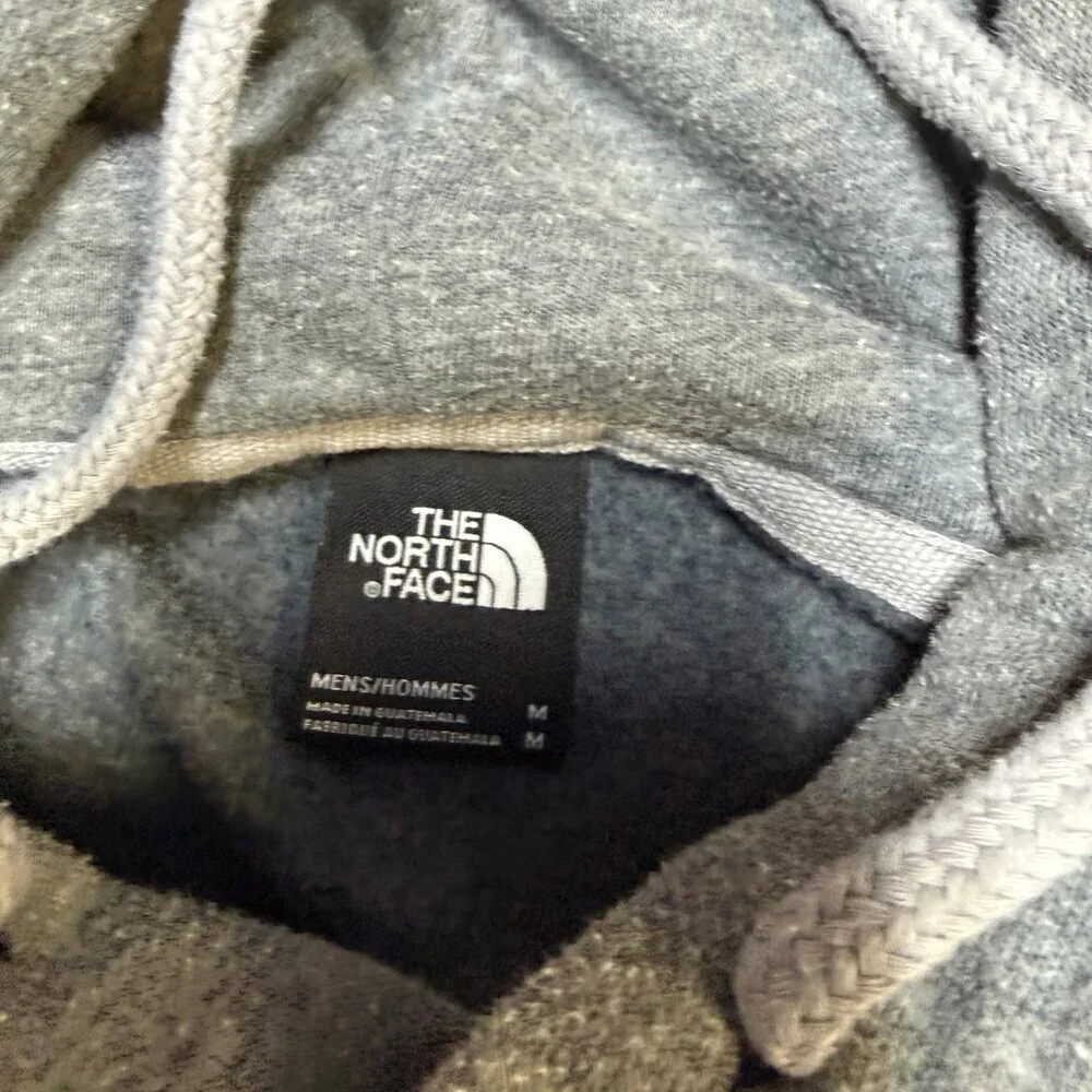 The North Face Box‎ Logo Hoodie Men’s M Heather Gray EUC